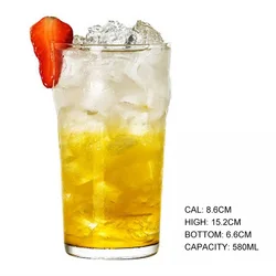 High Quality Custom Clear Polycarbonate Juice Glasses Martini Cups Cocktail Plastic Cup Margarita Glass