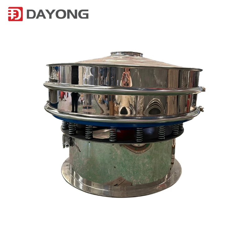 Rotary kind ultrasonic vibrating screen for 100 mesh tapioca starch