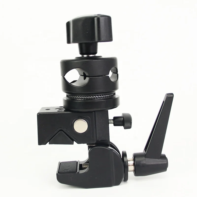 Photography Studio Grip Gobo Head with Super Clamp for Light Modifiers Flag Scrim Cutter