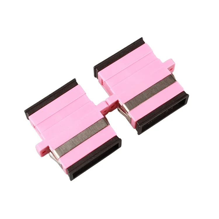 Gcabling 10 pack OM4 SC duplex fiber optic adapters SC fiber connector SC UPC DX MM optic fiber adapter connecter coupler