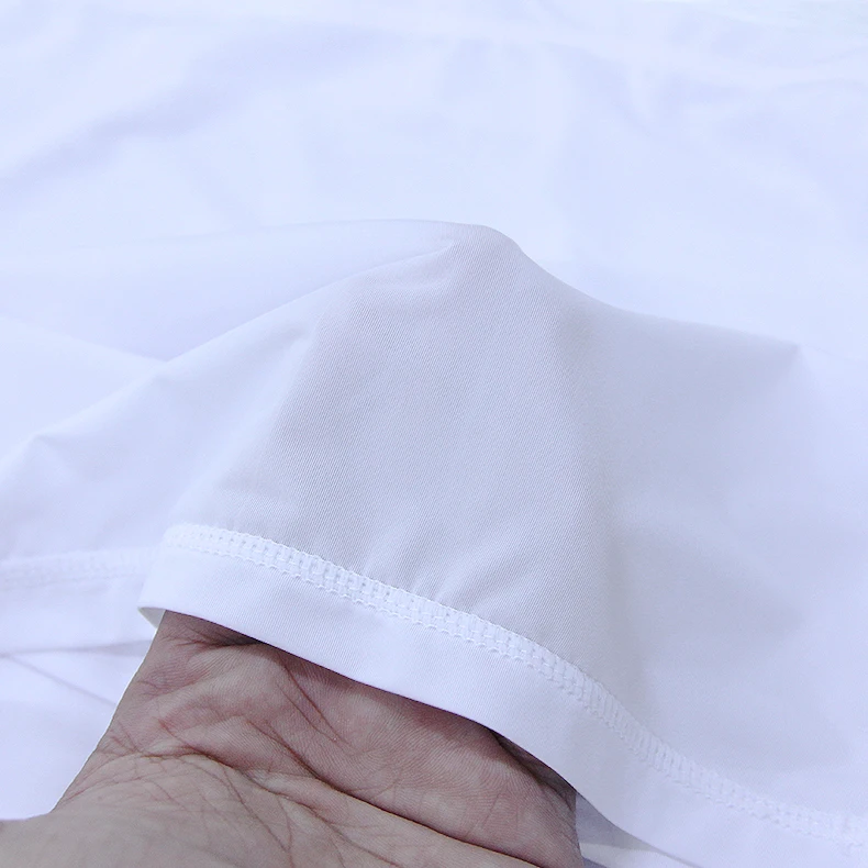 2021 Directly Factory Wholesale Price Ice Silk  Fabric Tubular Blank White Colorful Seamless Neck Bandana for Custom Design