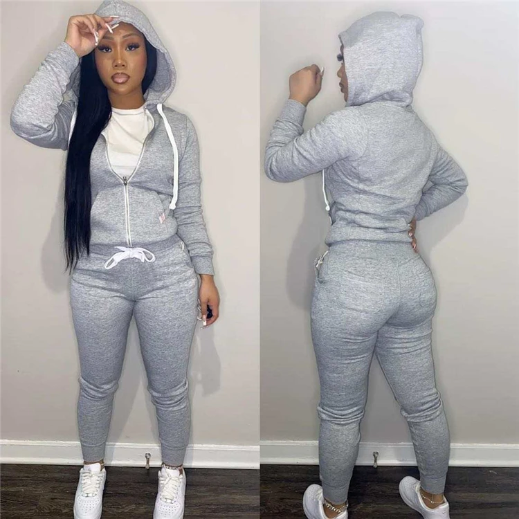 Hot Selling Fashion Casual Skinny 2 Pcs Track Suit Outfits Two Piece Shorts Set Women