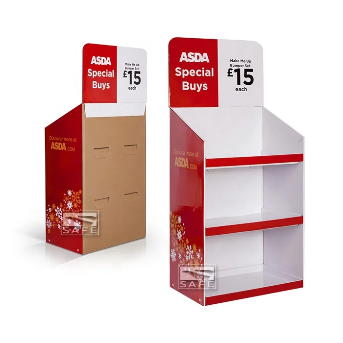 
Offer sample service corrugated cardboard floor display stand,cardboard display shelf,carton cardboard display stand rack 