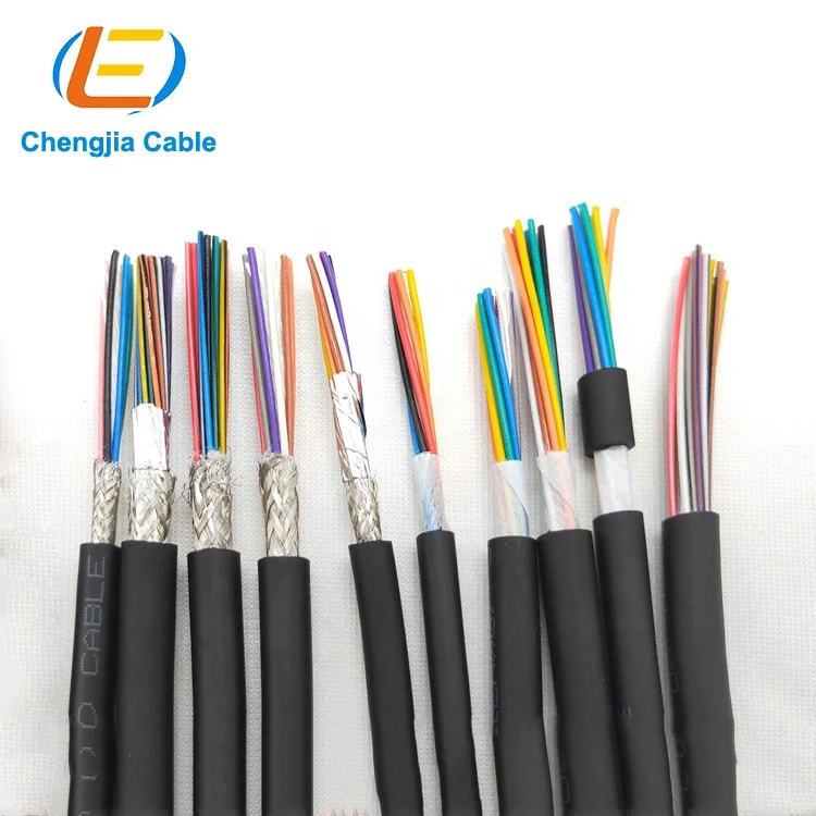 Chengjia waterproof high flexibility Cable 300/500V copper PVC 4 core 0.75mm2 robot CNC cable for mining and trailing