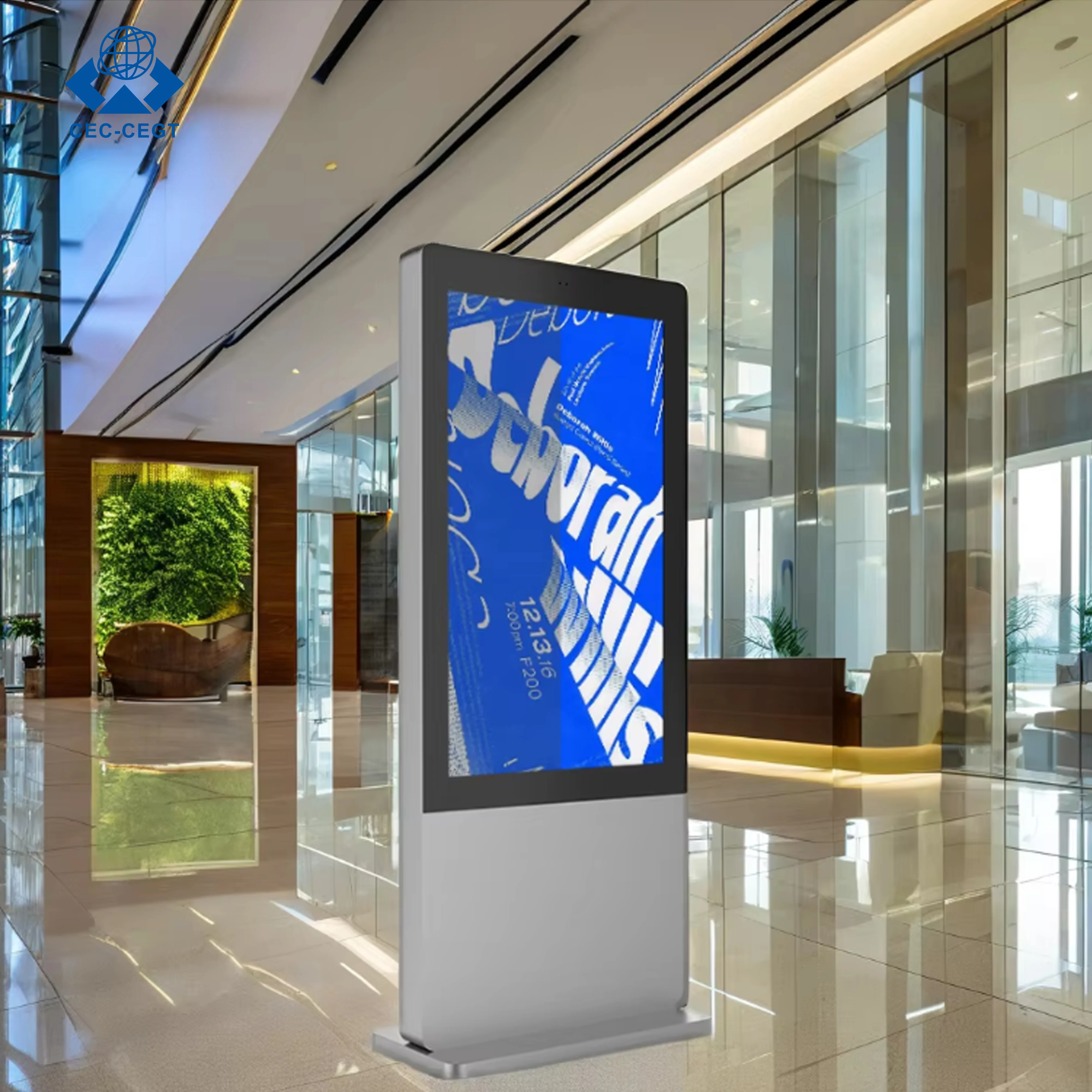 ZDHQ 32 43 50 55 65 дюймов Крытый ультра-тонкий вертикальный рекламный Тотем Digital Signage и дисплей Android сенсорный экран киоск