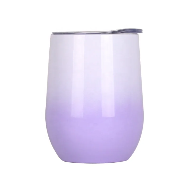 
Double Wall Tumbler Cups Vacuum Insulation Coffee Mug 304 Stainless Steel Stemless 12ozgradual change Pattern Custom Tumbler 