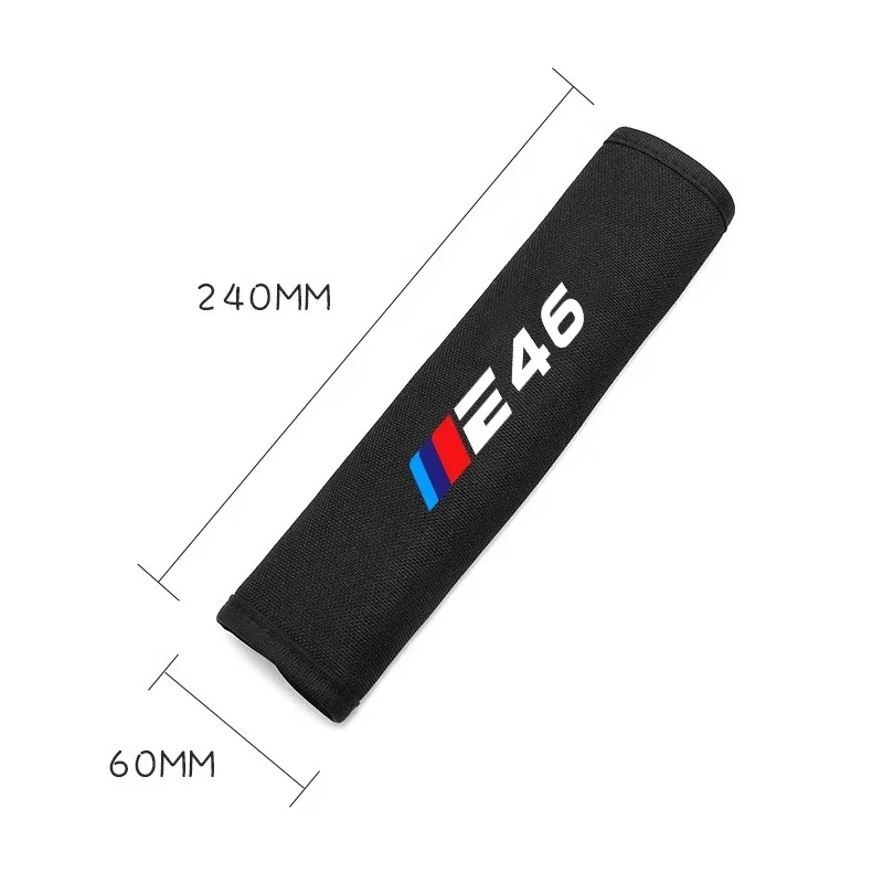 Customized Logo Car Seat Belts Strap Cushions Carbon Fiber Pattern Shoulder Guard Universal Car Seatbelt Pads Cover