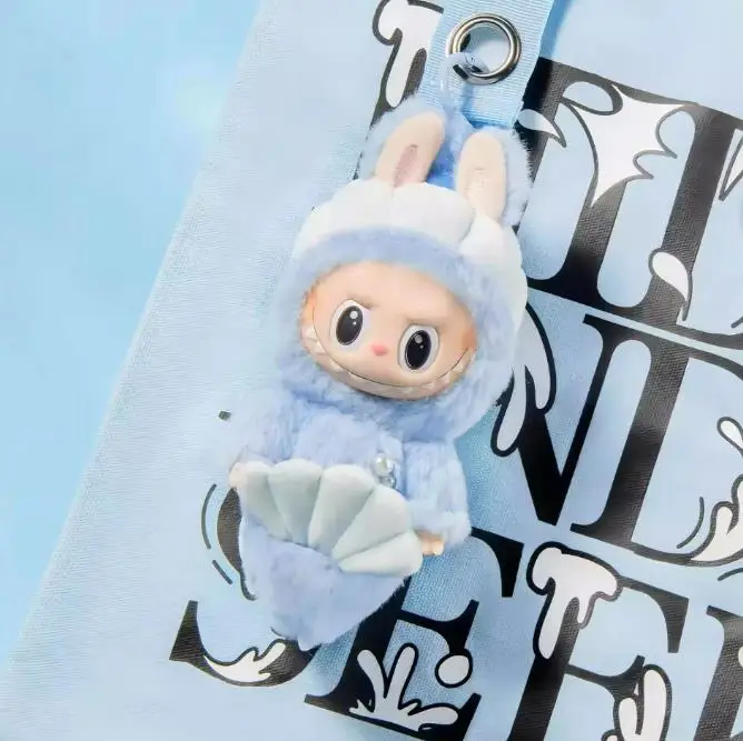 2024 Popular Bubble Mart Labubu Blind Box Labubu Mermaid Plush Doll Limited Fishtail Pendant
