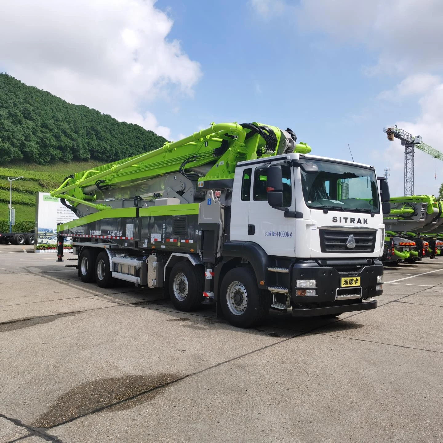 ZOOMLION бетононасос грузовик 56 м ZLJ5441THBKF 56X-6RZ бетононасосы для продажи