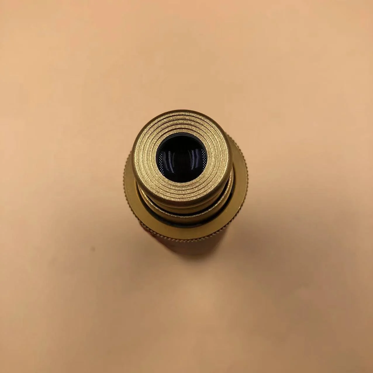 25x30 single barrel looking metal far mirror portable pocket pirate mirror with leather bag gift