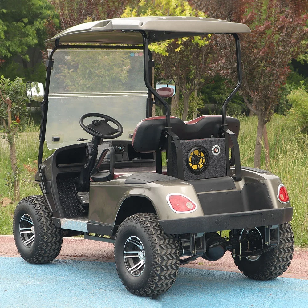 2023 New Model  Style for Factory 2 Seat Sightseeing Bus Club Cart Electric Golf Buggy Hunting Cart