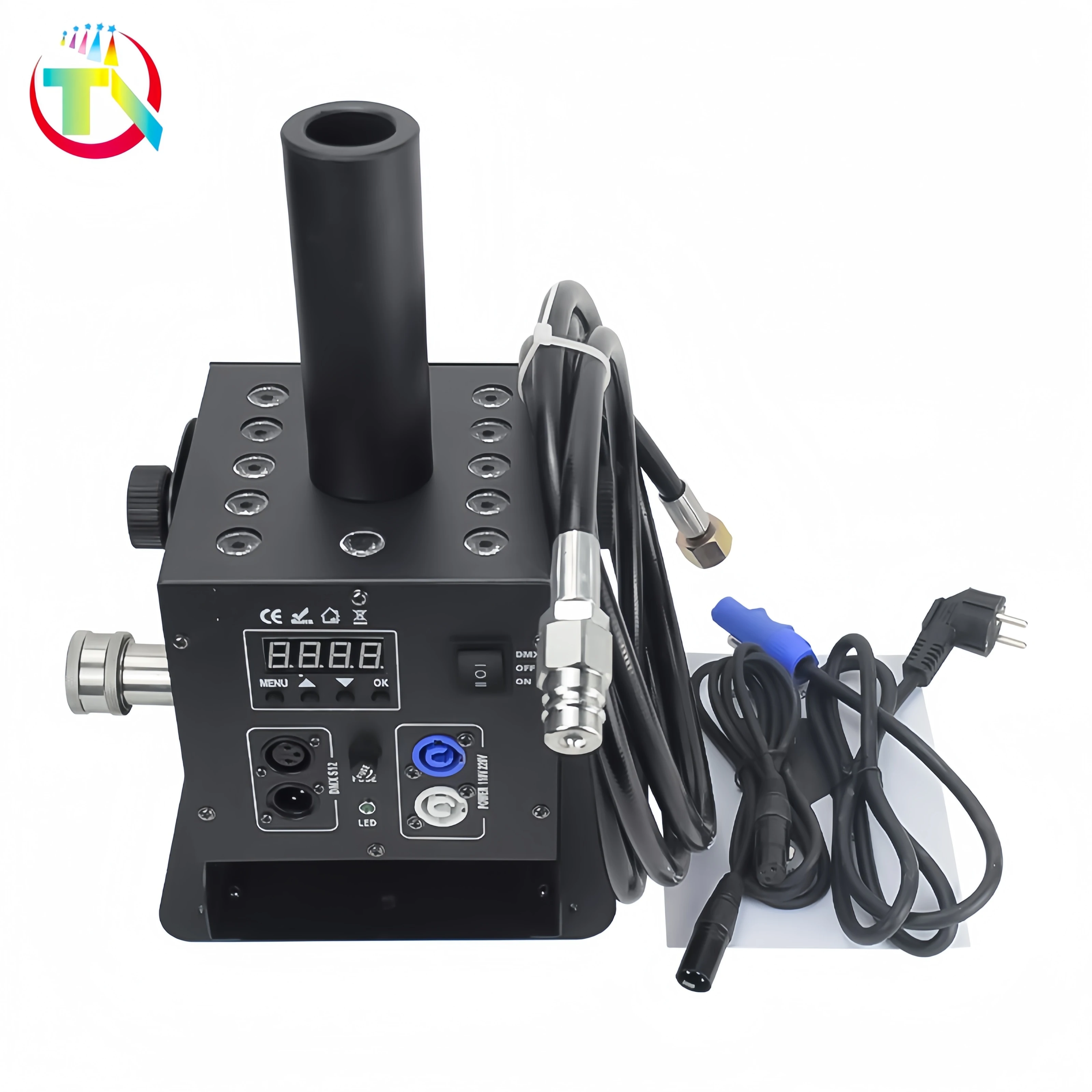 250W LED Dry Ice Fog Machine Manual Control Stage Equipment for Dry Ice Painting & Special Effects for Weddings & Special Events