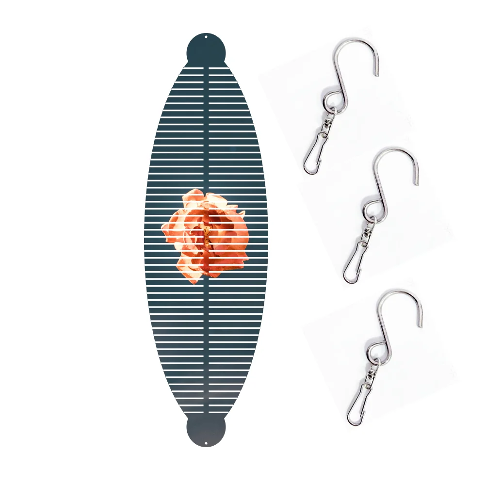 2024 Wholesale Double-Sided 8 inch Aluminium Metal Blank Sublimation Round Circle Wind Spinner