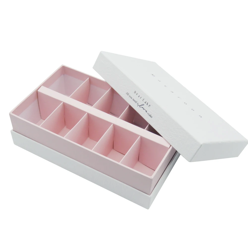 Custom Luxury Sliding Cookie Macaron Gift Packaging Box Wholesale