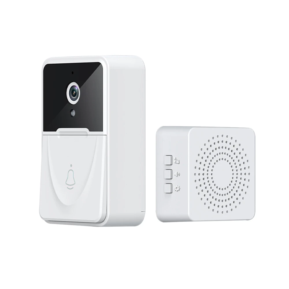 X3 Smart Video Door Bell 2.4GHz Two-way WiFi Wireless Rechargeable 1080P HD Doorbell Security Camera Monitor Voice Change