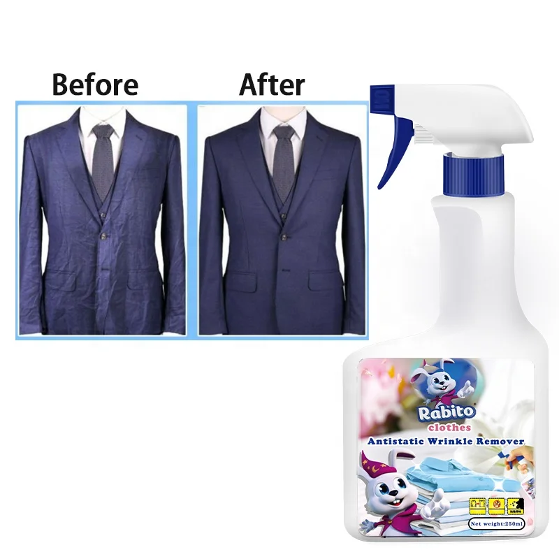 Wrinkle Releaser Clothes Spray Multifunction Anti Static Spray Fabric Instant Wrinkle Remover
