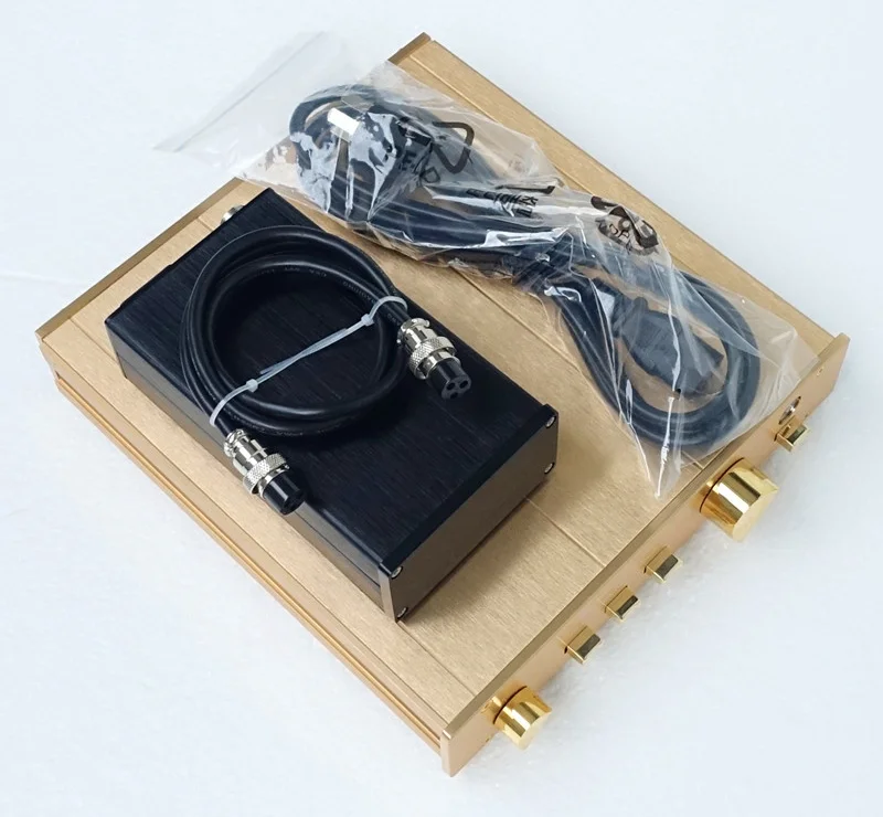 BRZHIFI AUDIO Clone FM155 Hi-fi Preamplifier Enclosure  and Aluminium Home Amplifier  HIFI pre-amp