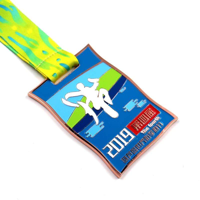 
2020 new design custom color soccer gold silver bronze sport metal medal 