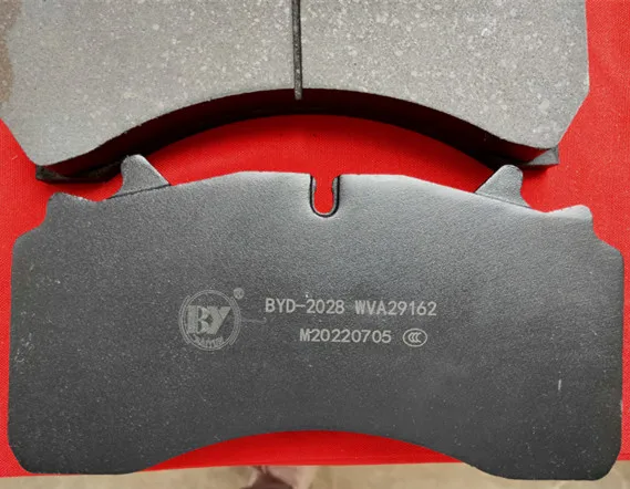 Factory directly sell Auto  Brake Parts Truck  Brake Pad WVA 29162 for FOTON BUS FUWA 79022031 high quality made in China