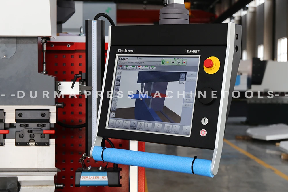 Durmapress High Quality Hydraulic Folding Machine 125Ton 3200MM CNC Metal Sheet Bending Press Brake with High Accuracy