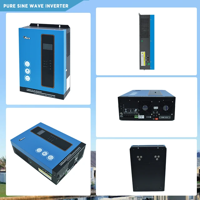 Anern Ac Pure sine wave hybrid solar inverter for home with solar charge controller