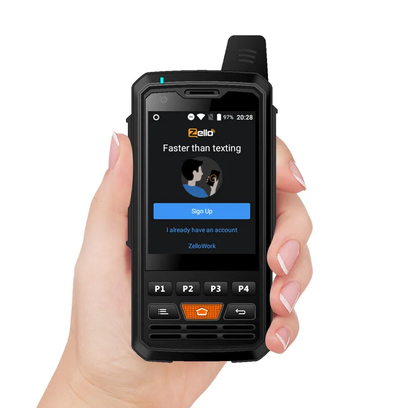  UNIWA F50s IP54 Водонепроницаемая рация дальнего действия Двусторонняя радиосвязь POC Zello 4G LTE мобильный телефон
