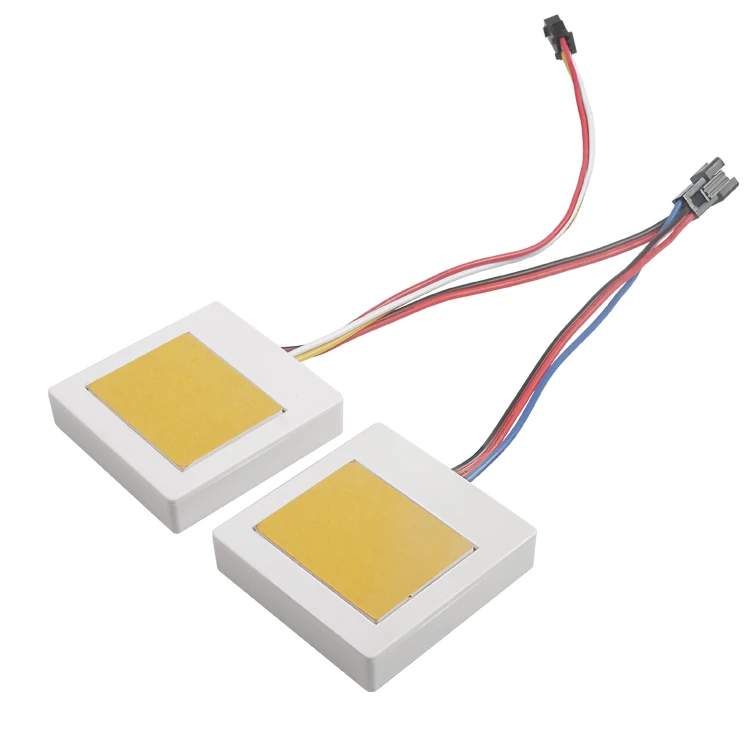 FICLUX LED dimmer 12V Capacitive touch mirror switch 2 buttons DC12V LED light sensor dimmer switch