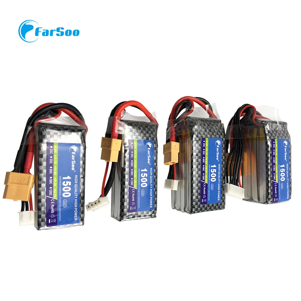 2S 7.4V 1500mAH 25c for airsoft gun RC model hobby toy quadcopter helicopter lipo battery cell
