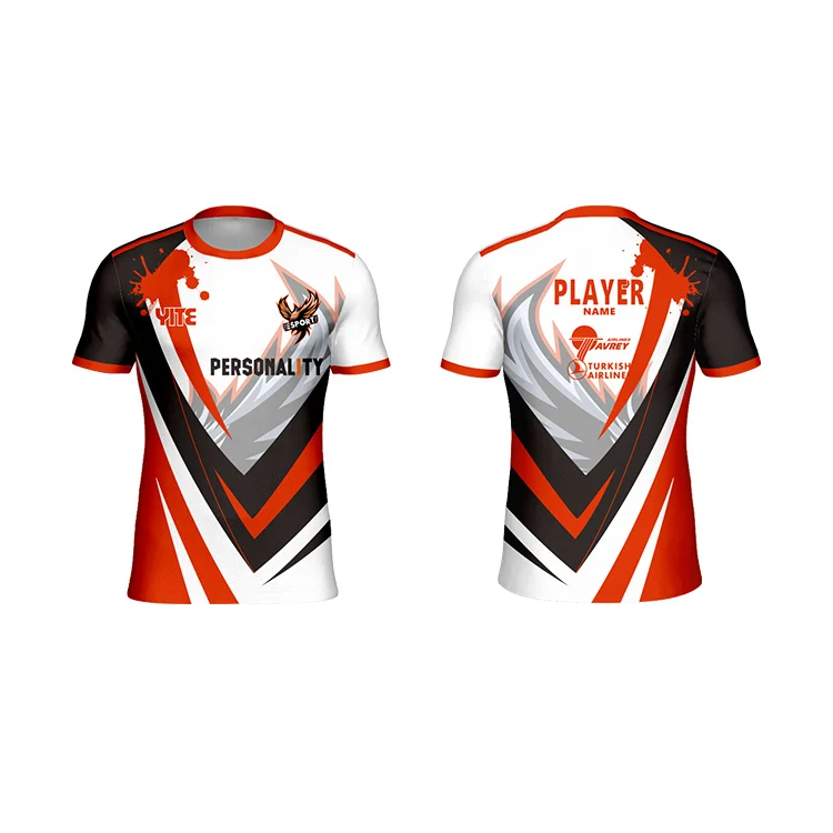 OEM esport Джерси под заказ Сублимация esports Джерси дышащая мужская Персонализация esport Джерси рубашка