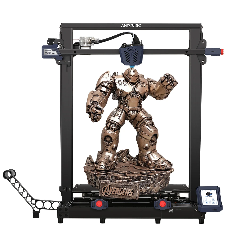 Wholesale New Design Auto Leveling 25-point Precise Leveling Fdm Anycubic Kobra Max 3d Printer