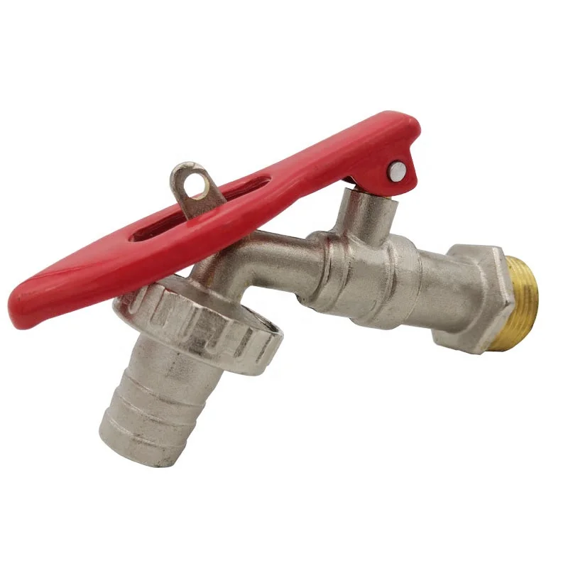 
1/2 brass outdoor garden lockable bibcock faucet with lock handle basin water tap 