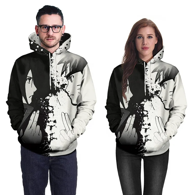 
Fashion Personality Long Sleeve 3D Digital Printing Polyester Sweatshirt Anime Hoodie 
