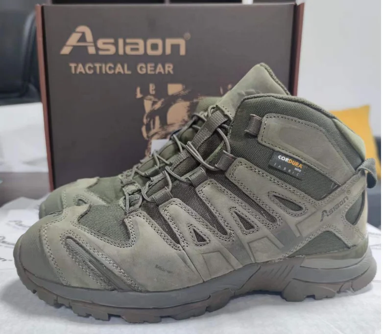 TSB1 Stock customized AK aeisk Green brown black ankle boots tactical combat shoes