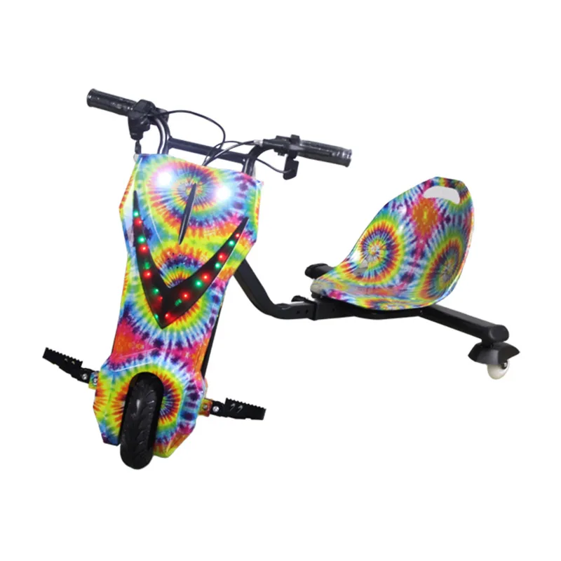 Child 36V Electric Scooter 3 Wheel Drift Trike Go Kart Boy Toy Self Balance Scooter Electric for Kids Lithium Battery