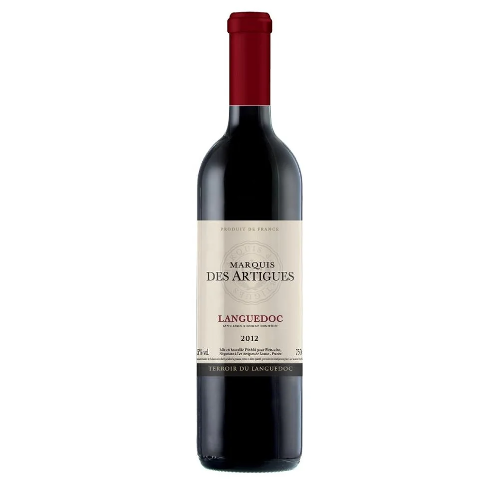 Высококачественное красное вино Маркиса де артигеста Лангедока АОП из Франции
