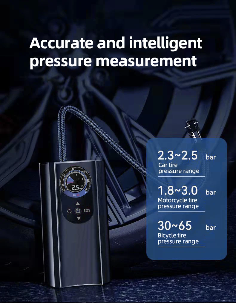 Electric Portable harging cable tire inflation machine 12v Air Pump Car Bicycle Football Electric bike Inflatable Min