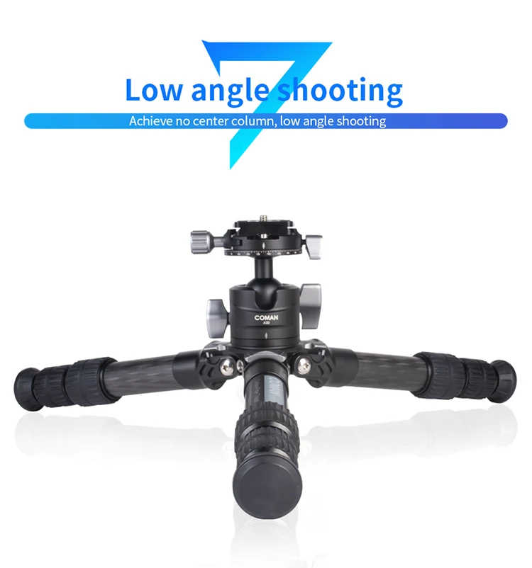 
Coman Carbon fiber Professional new product TSC12A30 portable tripod for dslr camera tripod compact highly quality 