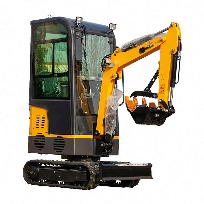 New Wheel Excavator Earth Moving Machinery Track Digger 3 Ton Machine Mini Wheel Excavator