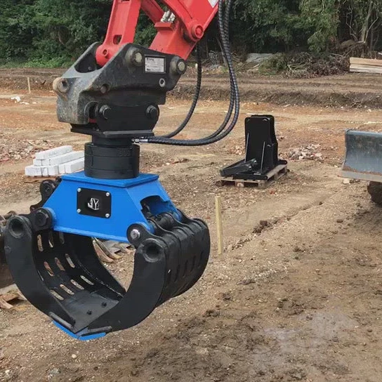 Excavator OEM Demolition Scrap Stone Sorting Excavator Gripper Selector Grab