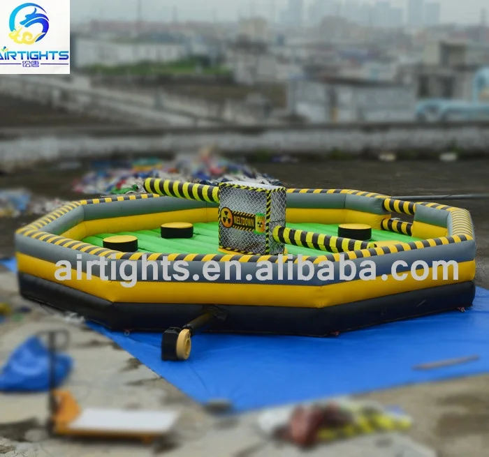 Latest Craze Wipe out Game Whole Set Good Price Inflatable Melt down for Sale