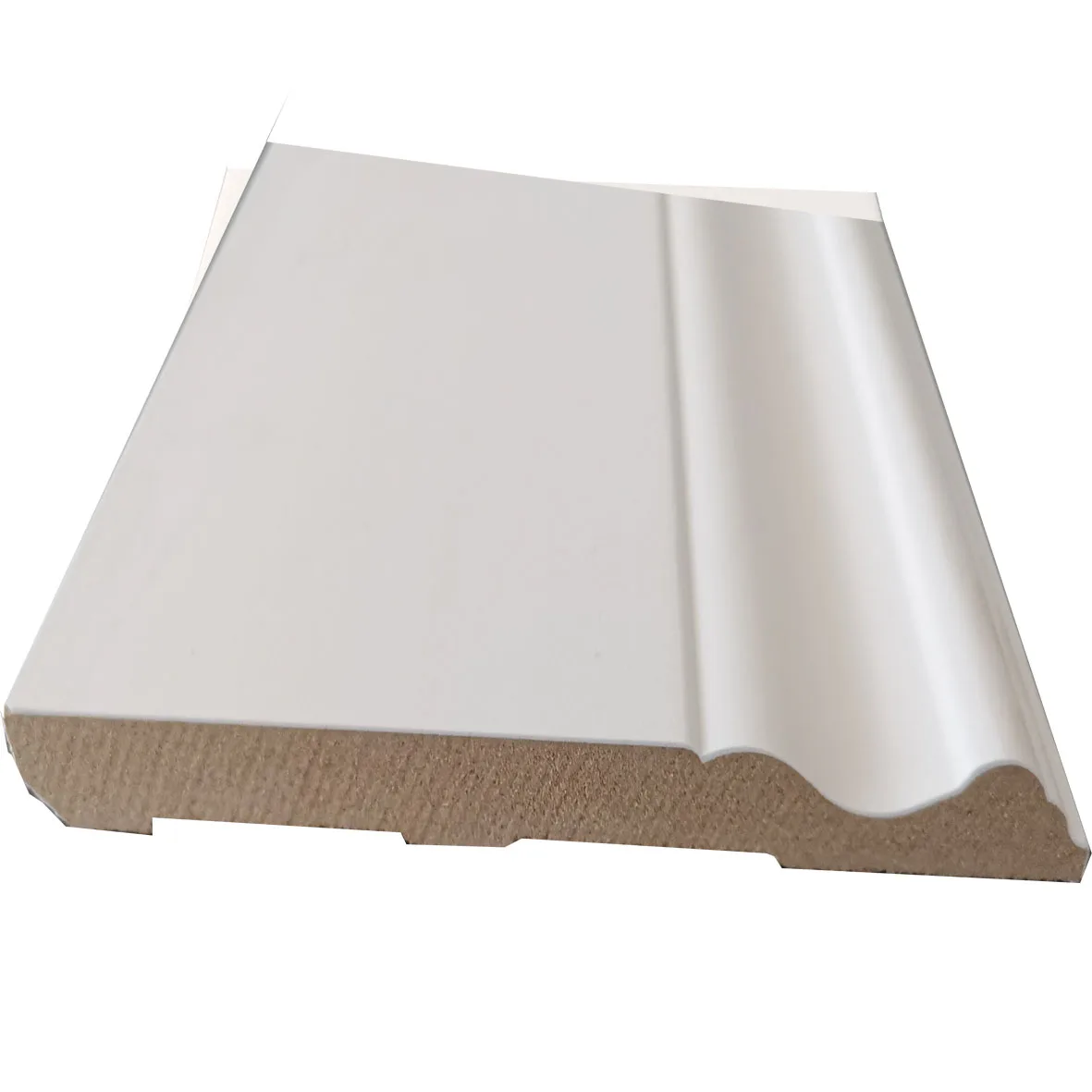 Pre-primed MDF skirting moulding baseboard crown moulding for home decoration