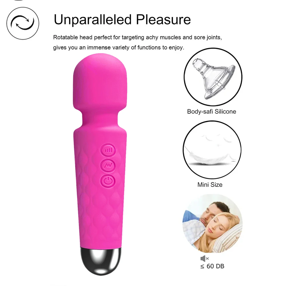 Masturbation Clitoral Pleasure Rechargeable G Point Finger Stick Massage Wand Rose Sex Toy Vibrator For Women