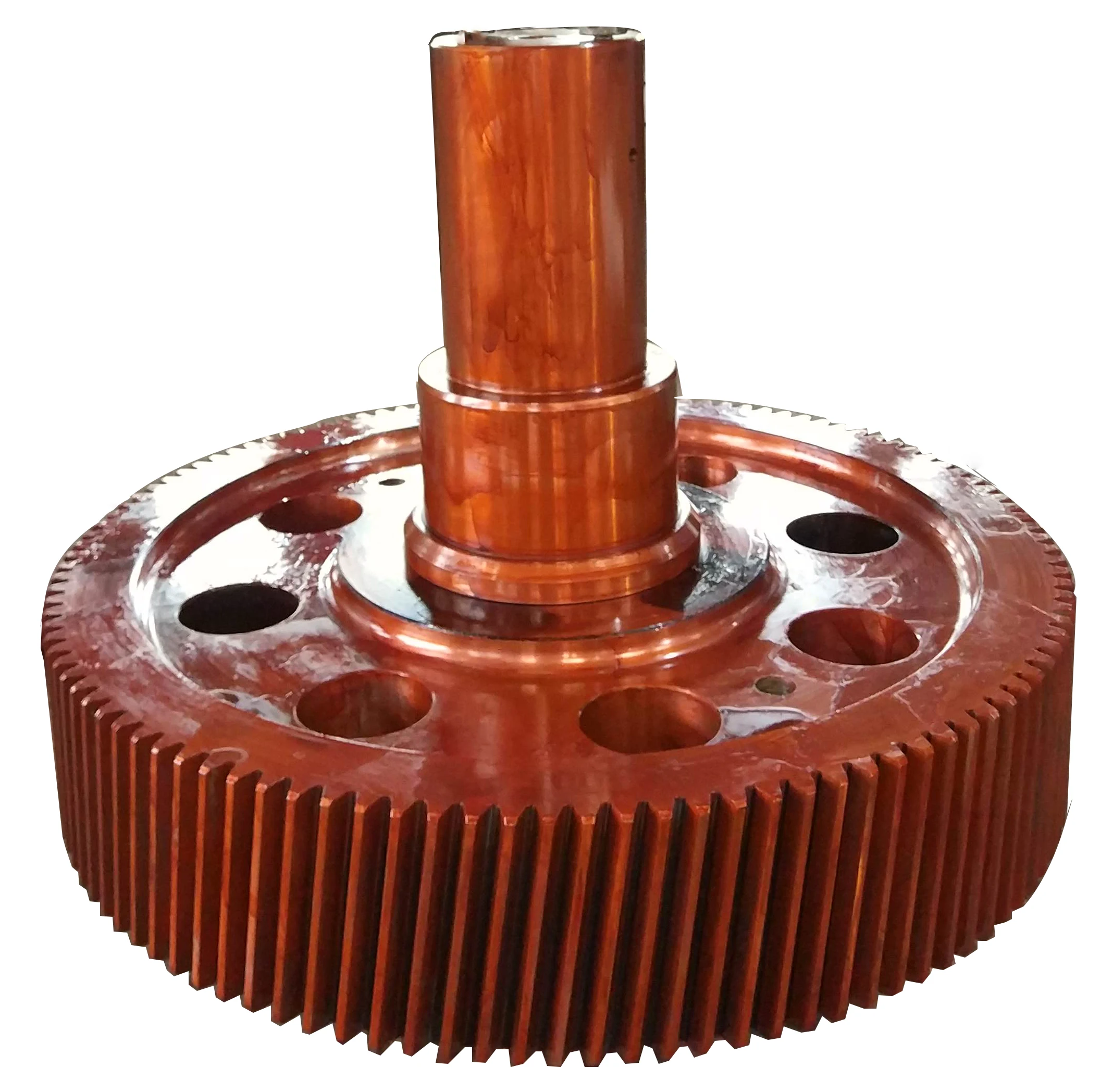 Milling Forging Steel Ball Mill Double-helical Customized Axle Spindle Cnc Machining Shaft With Helical Gear