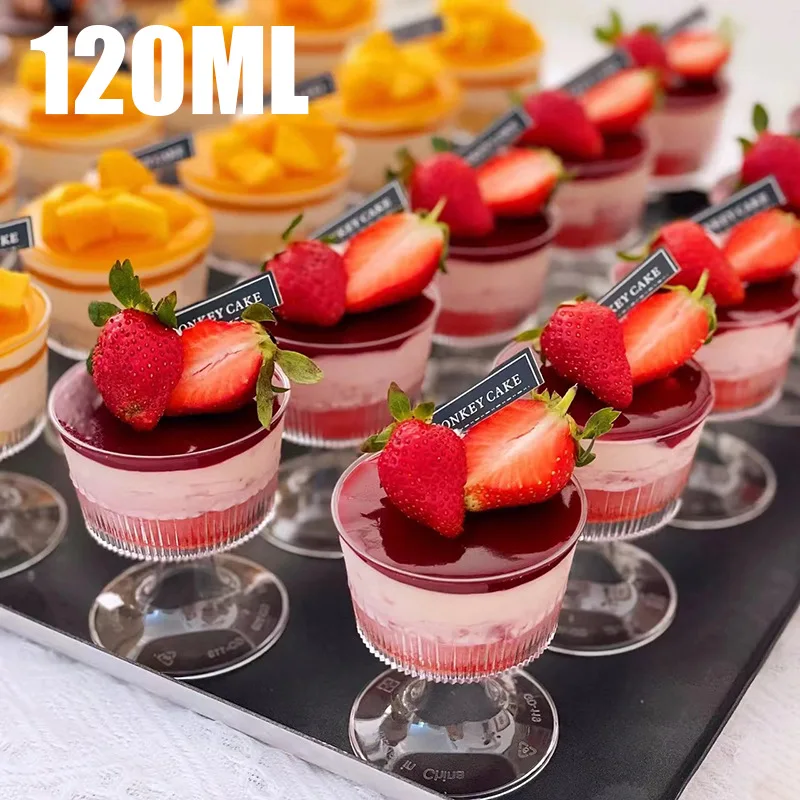 Mini dessert cup Mousse cake cups puddings jelly ice cream disposable plastic cups