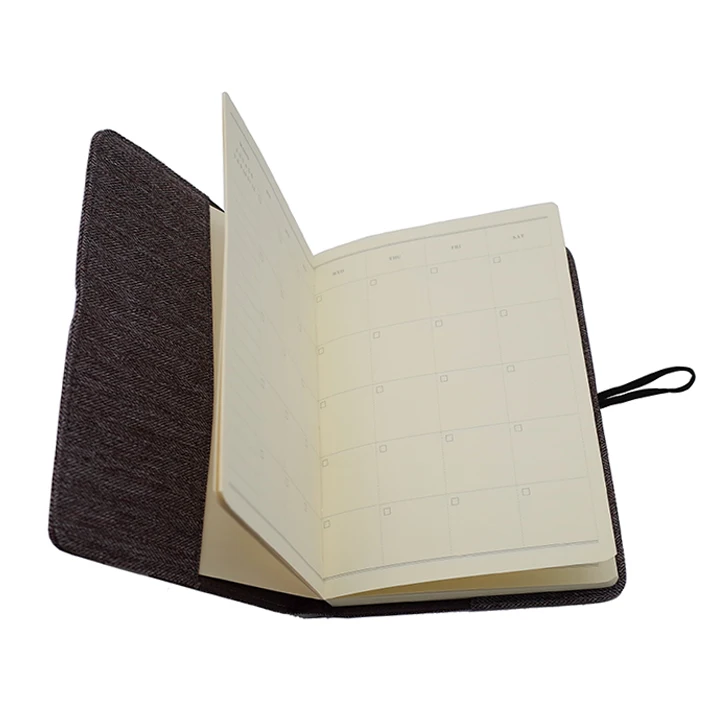 
China factory cloth cover customized logo office luxury hardcover note book 