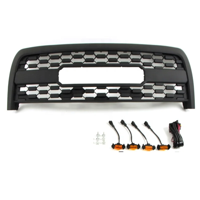 4x4 Off road Auto Parts Other Exterior Accessories Front Bumper Grill Car Grille With LED Fit For 2003-2006 Tundra
