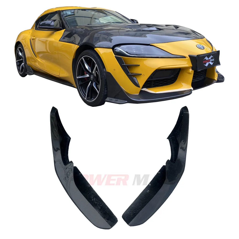 Wholesale Car Bumper High Quality Body Kit Carbon Fiber  Front Lip For GR Supra A90 A91 Perfect Fitment Front Bumper lip