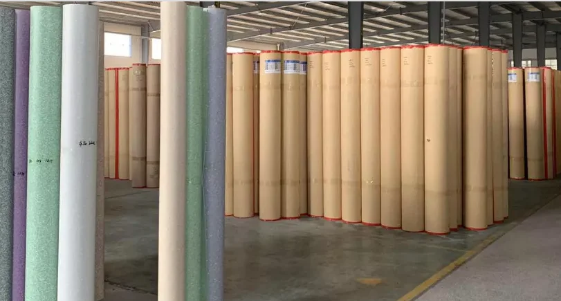 
Cheap price Hospital PVC floor rolls homogeneous vinyl floor 