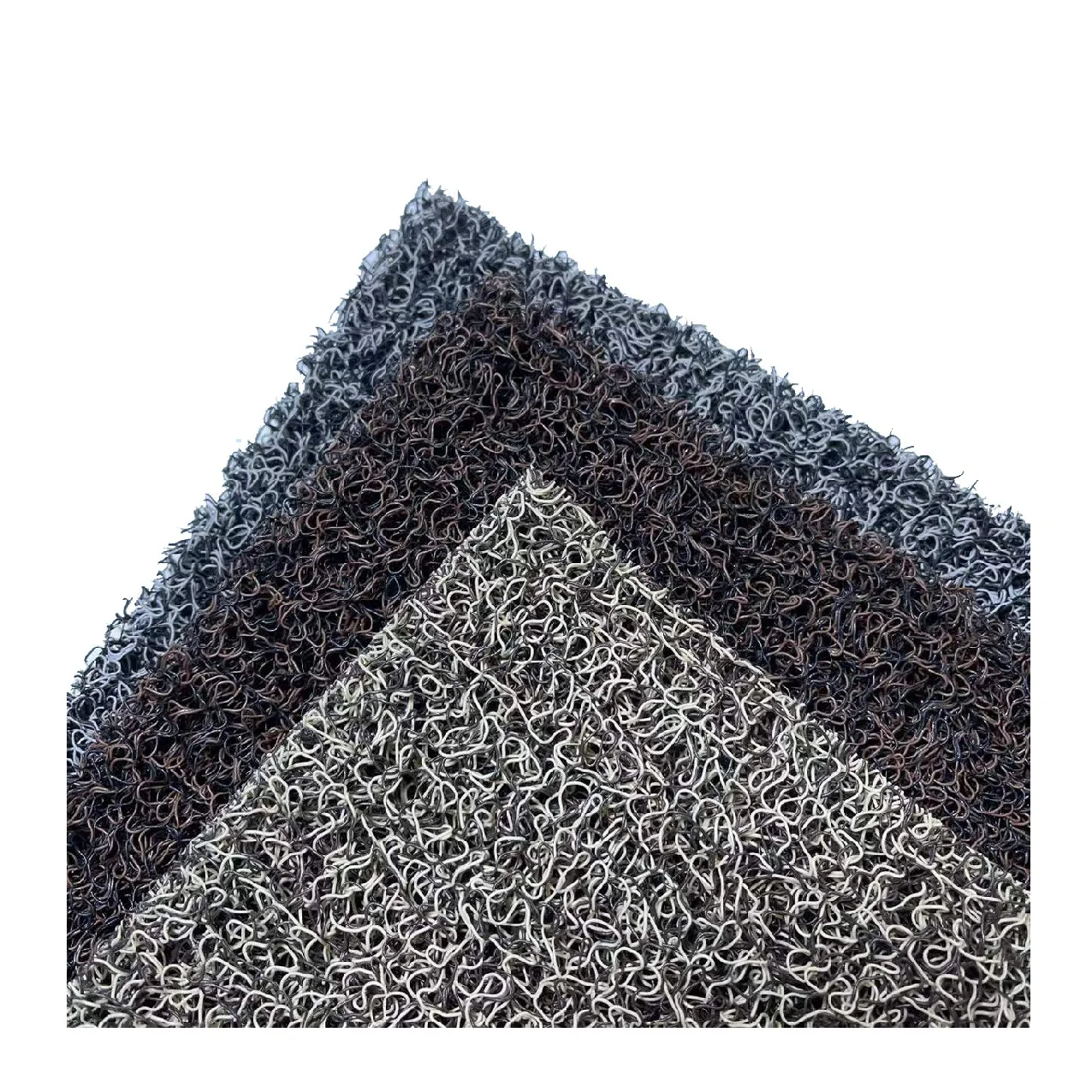 Customizable PVC Spike Backing carpet spray silk floor mat waterproof floor mat spaghetti doormat