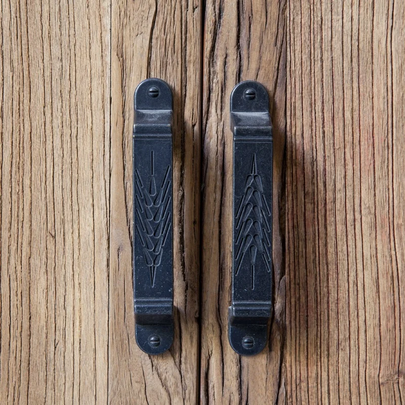 Furniture factory industrial style sideboard reclaimed furniture rustic metal wooden multi-purpose sideboard